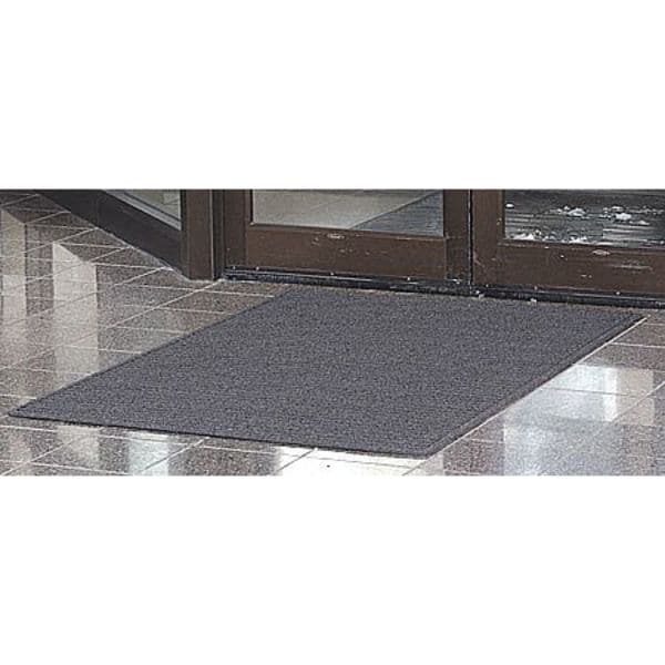 Notrax Entrance Mat, Polypropylene, 3/8 in Thick, Charcoal, 3 ft W x 5 ft L - 161S0035CH