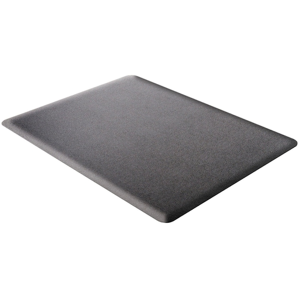 Deflecto Antifatigue Mat, 53" L x 45" W, Black - CM24242BLKSS