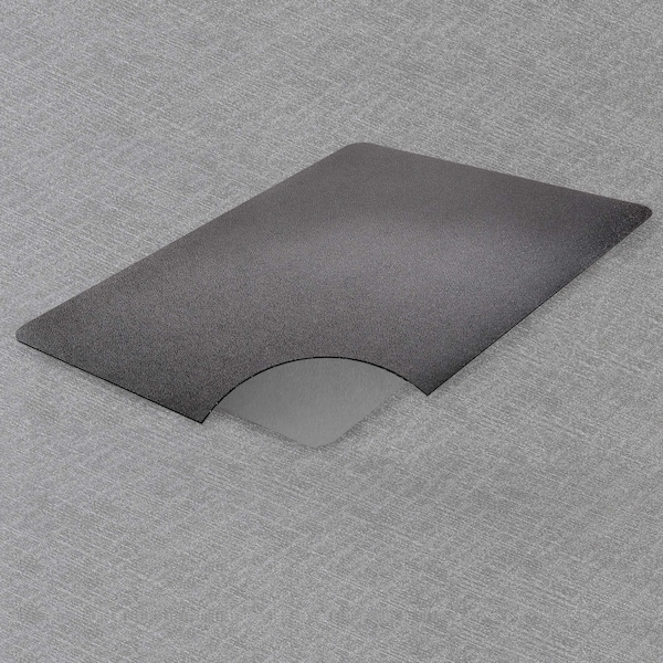 Deflecto Antifatigue Mat, 53" L x 45" W, Black - CM24242BLKSS