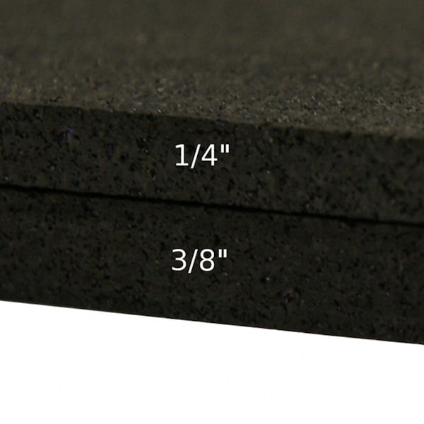 Rubber-Cal "Recycled Flooring" 1/4 in. x 4 ft. x 8 ft. - Black Rubber Mats - 03_101_WAB_4