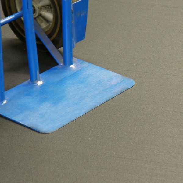Rubber-Cal "Recycled Flooring" 1/4 in. x 4 ft. x 8 ft. - Black Rubber Mats - 03_101_WAB_4