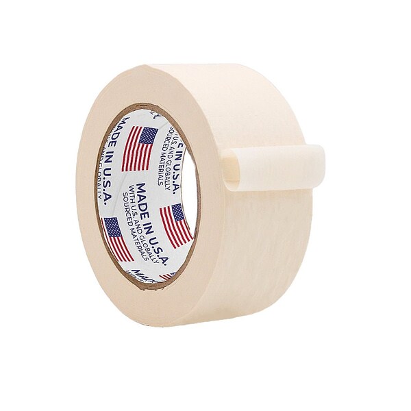 Wod Tape 2 inch W x 5.5 Mil Thick, Cream, Rubber Adhesive, 24 PK - WOD MT5-02000-24-60-CRE