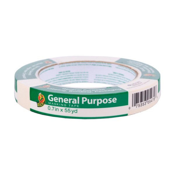 Duck Brand Duck 0.7 in. W X 60 yd L Beige High Strength Masking Tape 1 pk - 286501