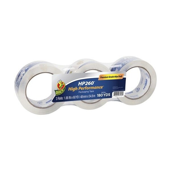 Duck Brand Sealing Tape, 3in Core, 3.1 mil, 1-7/8inx 60 Yards, Clear - DUC655074