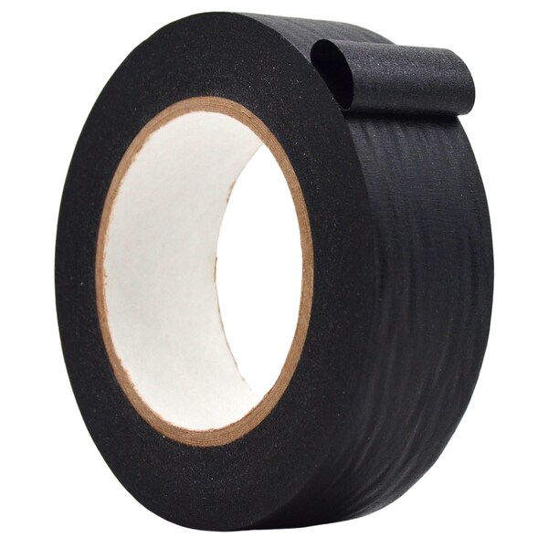 Wod Tape FPTC7 Printable Flatback Tape 1.5 in. x 60 yds. Black, 24PK - WOD FPTC7-01500-24-60-BLA