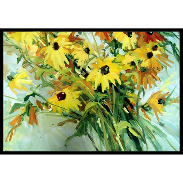 Carolines Treasures Wildflower Bouquet Flowers Indoor and Outdoor Mat- 24 x 36 in. - PJC1109JMAT
