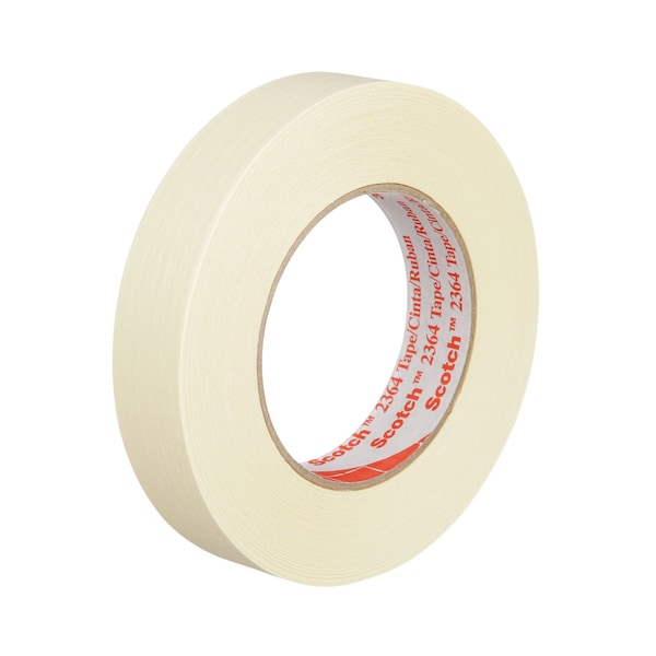 Scotch Masking Tape, 1x60 yd., Tan, PK36, 1" W x 60 yds L, Tan, 36 PK - T9352364