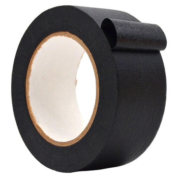 Wod Tape FPTC7 Printable Flatback Tape 2 in. x 60 yds. Black, 24PK - WOD FPTC7-02000-24-60-BLA