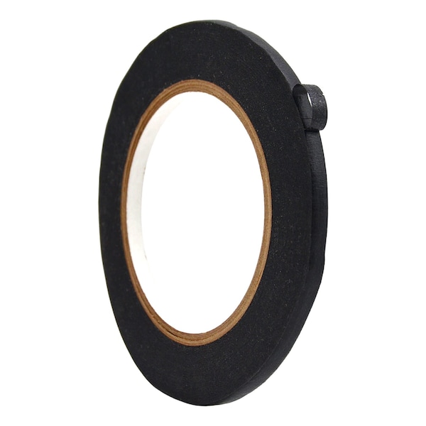 Wod Tape FPTC7 Printable Flatback Tape 1/4 in. x 60 yds. Black, 144PK - WOD FPTC7-00250-144-60-BLA