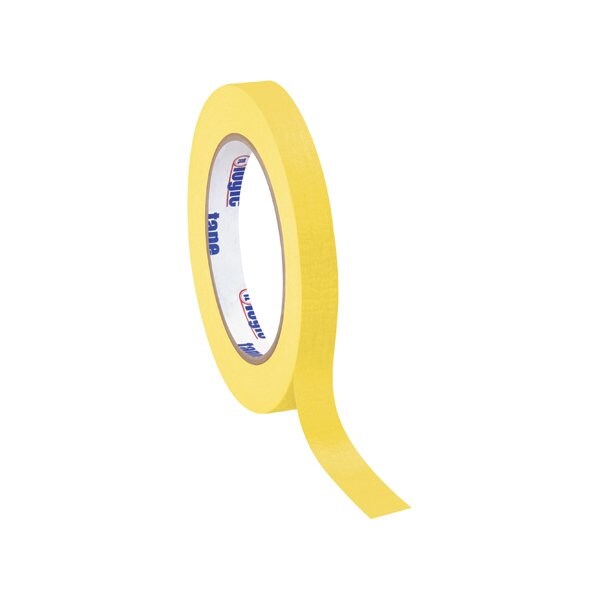 Tape Logic 1/2'' x 60 yds. Yellow Tape Logic Masking Tape, 72PK - BUY00012513
