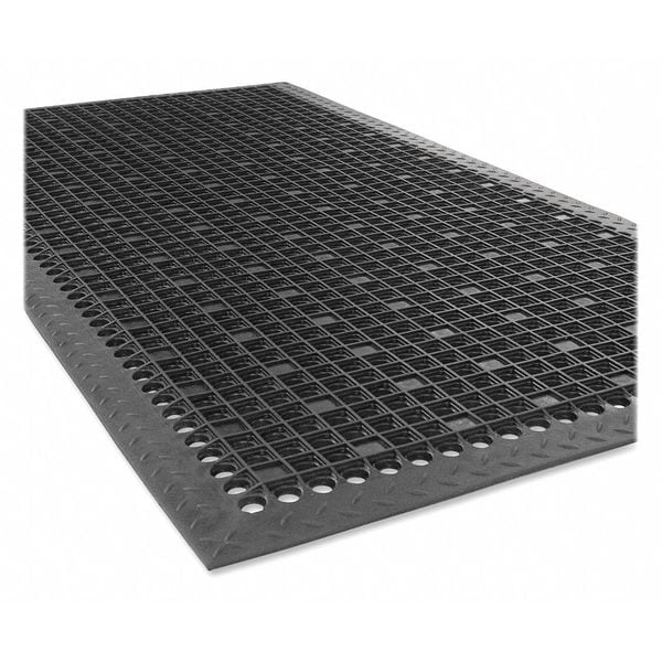 Genuine Joe Genuine Joe Indoor Mat, Black, 36 in W x 60 in L - GJO01705