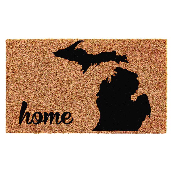 Calloway Mills Entrance Mat, Coir, Natural, Black - 102911830