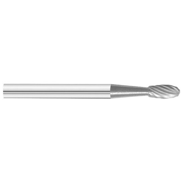 Fullerton Tool Carbide Burr Rotary Files Burrs, RH Spiral, 1/8 - 59006