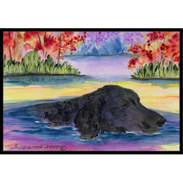 Carolines Treasures Curly Coated Retriever Indoor Or Outdoor Doormat - 24 x 36 in. - SS8043JMAT
