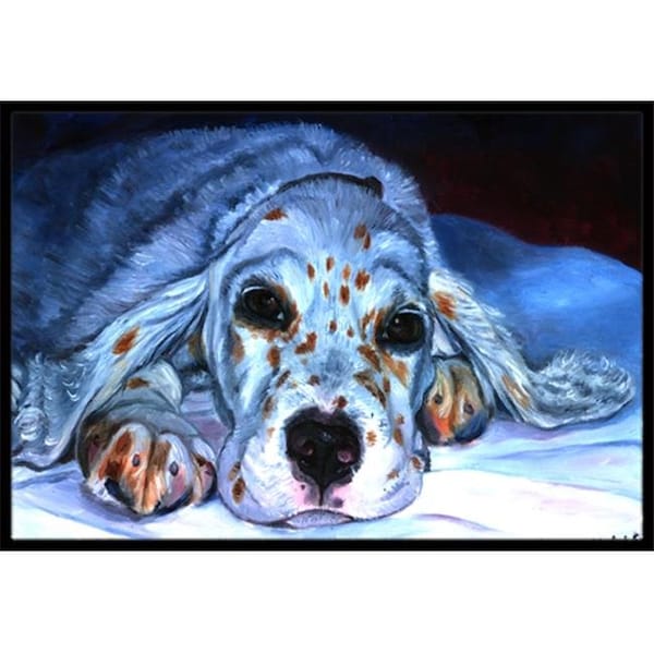 Carolines Treasures Carolines Treasures 7330MAT English Setter Pup Indoor & Outdoor Mat; 18 x 27 in. - 7330MAT