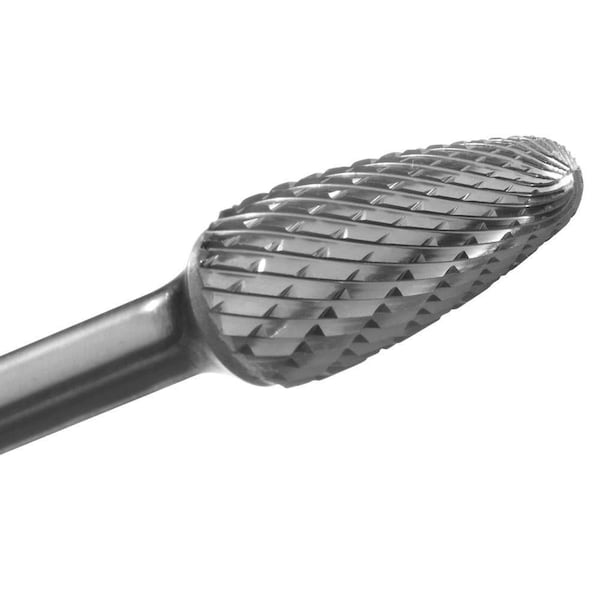 Champion Cutting Tool Tree Shaped Carbide Bur, Narrow Contour Work & Milling, 6in L. Shank - CHA SG3-L6