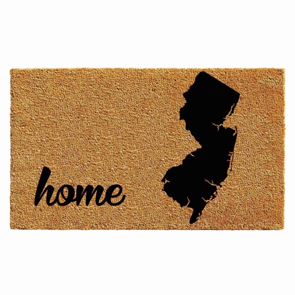 Calloway Mills Entrance Mat, Coir, Natural, Black - 105342436