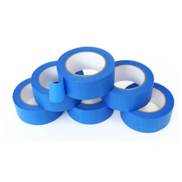 Deejay Led Wide Blue multi-surface Fabrication & Painters Tape. Ideal to mask various types of paints from ove - TBHPAPERTAPE