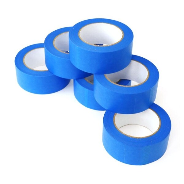 Deejay Led Wide Blue multi-surface Fabrication & Painters Tape. Ideal to mask various types of paints from ove - TBHPAPERTAPE