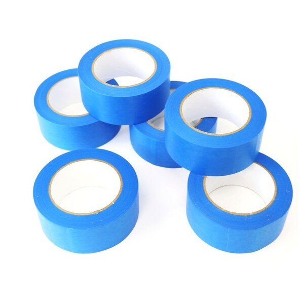 Deejay Led Wide Blue multi-surface Fabrication & Painters Tape. Ideal to mask various types of paints from ove - TBHPAPERTAPE