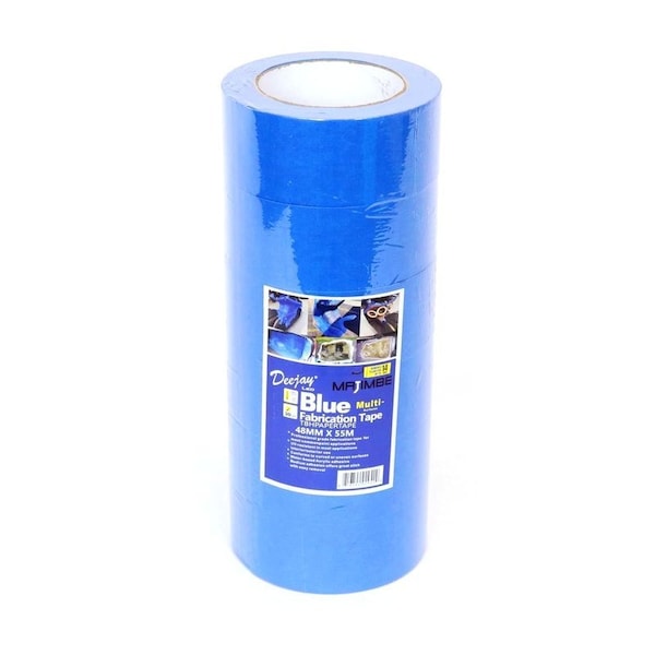 Deejay Led Wide Blue multi-surface Fabrication & Painters Tape. Ideal to mask various types of paints from ove - TBHPAPERTAPE