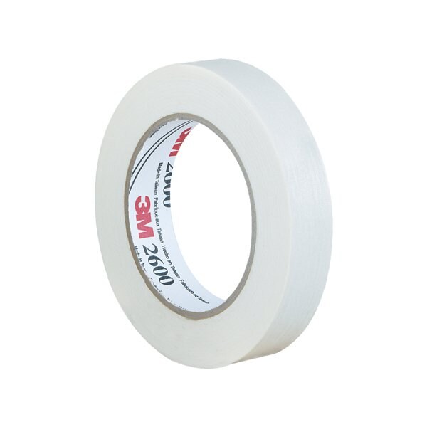 3M 1'' x 60 yds. 3M 2600 Masking Tape, 12PK - T93526012PK