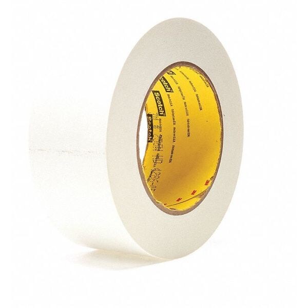 3M Flatback Tape, 50 4/5 mm W x 54.86m L, 0.17mm Thick, Red/White, 24 PK - 256