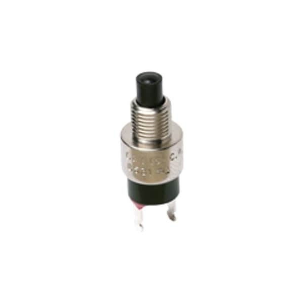 Interruptor de botón C&K Components, Spst, Momentáneo, 1A, 28Vcc, 2 agujeros en PCB, terminal de soldadura, a través - 8533TCQE2
