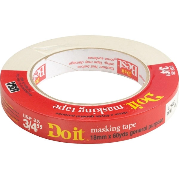 All-Source 0.70 In. x 60 Yd. General-Purpose Masking Tape - 81454