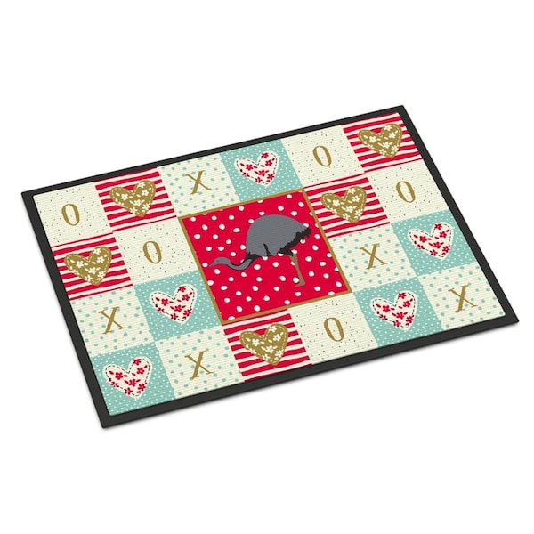 Carolines Treasures 18 x 27 in. Rhea Love Indoor or Outdoor Mat - CK5350MAT