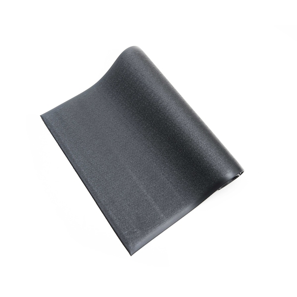 Bertech Antifatigue Mat, 12 ft. L x 3 ft. W, 5/8 in Thickness, Textured, Black - AFTX58-3X12BLKBEV