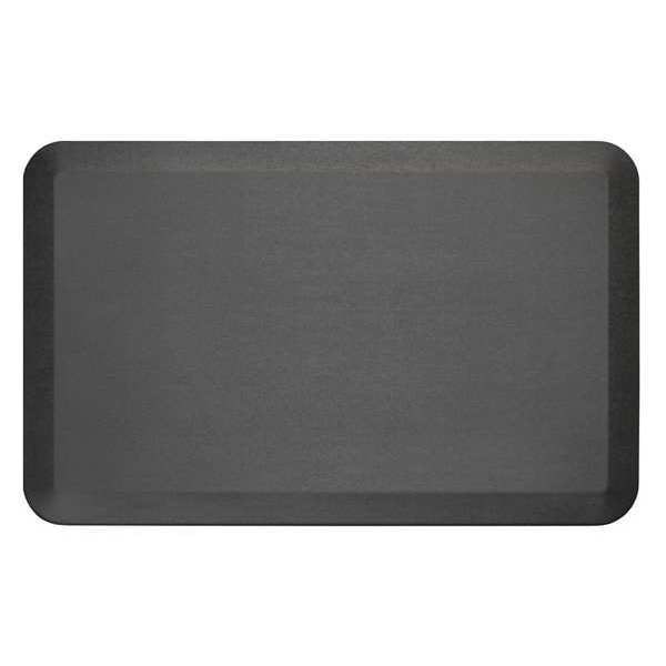 Newlife Eco-Pro By Gelpro Antifatigue Mat, 2 ft. 8" L x 20" W, 3/4" Thickness, Brushed Texture, Black - 104-01-2032-1