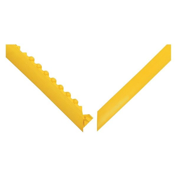 Notrax Ramp Edge, Nitrile Rubber, 2 in W x 3 ft L, 3/4 in Thick - 551F0003YL
