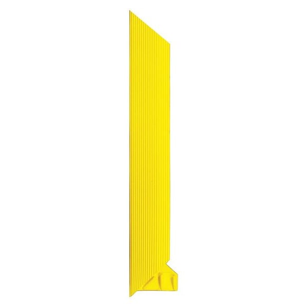 Notrax Ramp Edge, Nitrile Rubber, 2 in W x 3 ft L, 3/4 in Thick - 551F0003YL