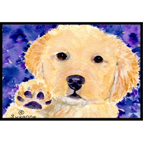 Carolines Treasures Golden Retriever Indoor Outdoor Mat - 18 x 27 in. - SS8903MAT