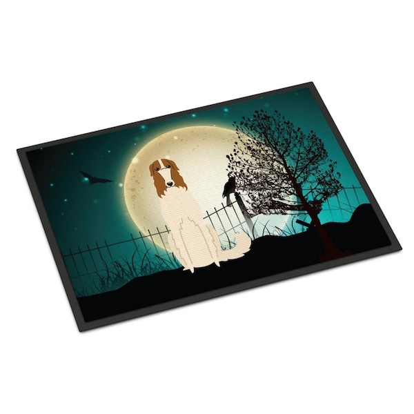 Carolines Treasures 18 x 27 in. Halloween Scary Borzoi Indoor or Outdoor Mat - BB2213MAT
