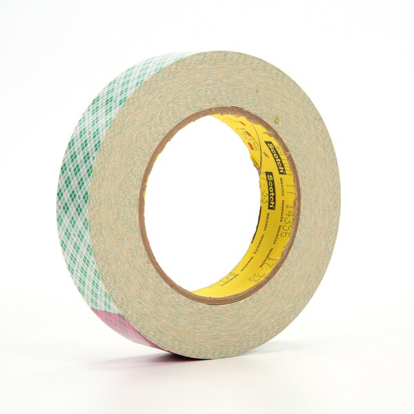 3M Double Side Masking Tape, 1x36yd, Wht, PK36, 1" W x 36 yds L, Off White, 36 PK - T955410