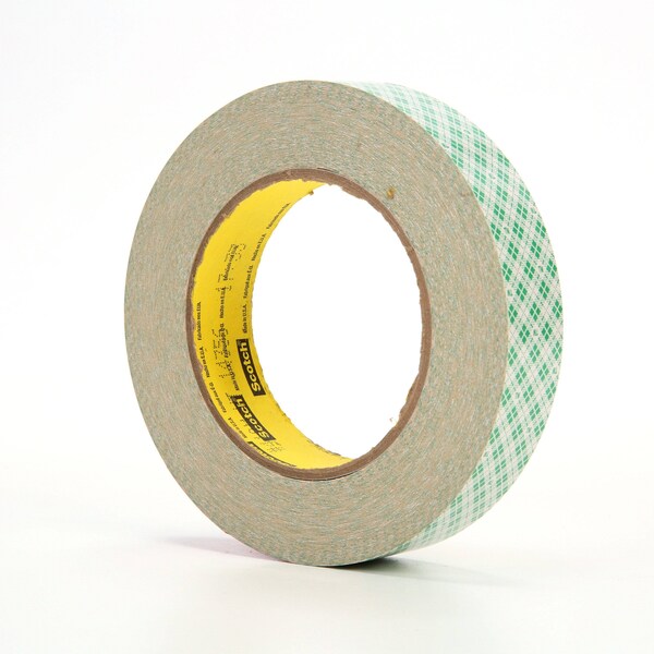3M Double Side Masking Tape, 1x36yd, Wht, PK36, 1" W x 36 yds L, Off White, 36 PK - T955410