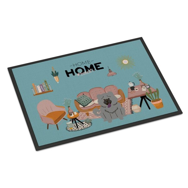 Carolines Treasures 18 x 27 in. Blue Chow Chow Sweet Home Indoor or Outdoor Mat - CK7984MAT