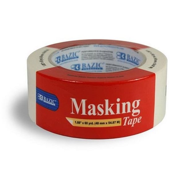 Bazic Products Bazic 956  1.88" X 2160" (60 Yards) General Purpose Masking Tape  Case OF 24 - 956