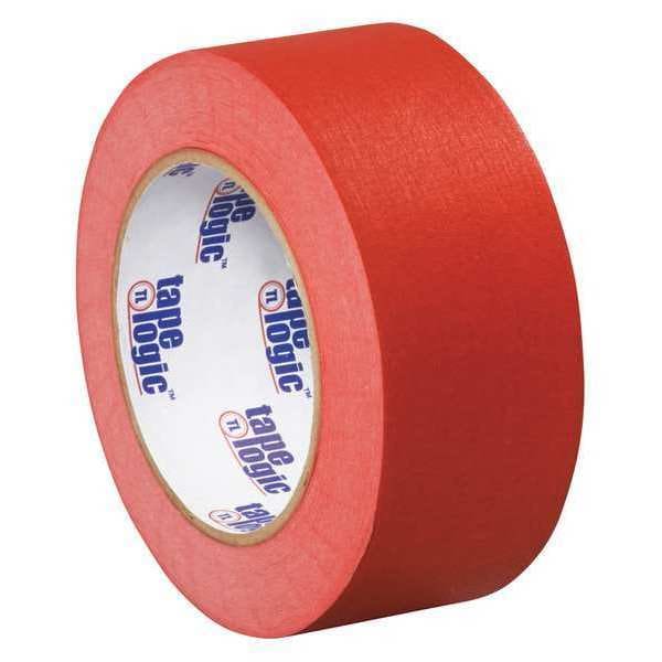 Tape Logic Masking Tape, 2x60 yd., Red, PK24, 2" W x 60 yds L, Red, 24 PK - T937003R