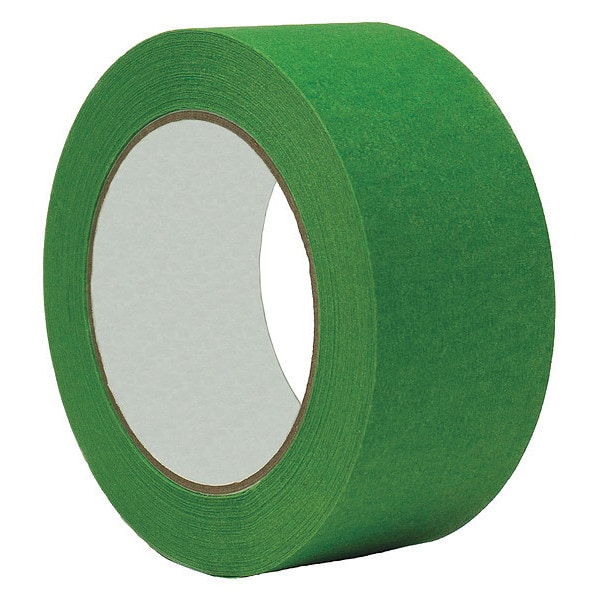 Zoro Select Painter's Tape, 3 in W x 60 yd L, 5.5 mil Thick, Green, Rubber Adhesive - TC150-3" X 60YD