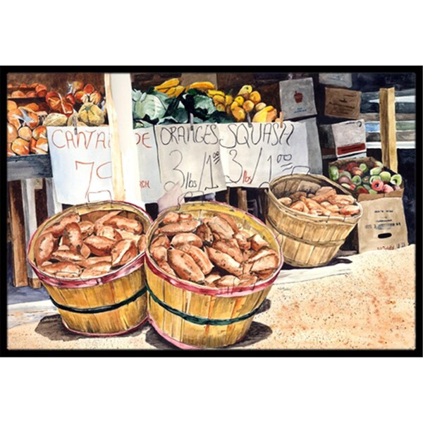 Carolines Treasures Crawfish With Spices And Corn Indoor and Outdoor Mat- 18 x 27 in. - 8699MAT