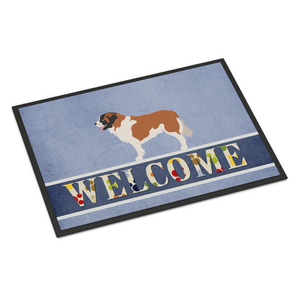 Carolines Treasures Moscow Watchdog Indoor or Outdoor Mat - 24 x 36 in. - BB8341JMAT