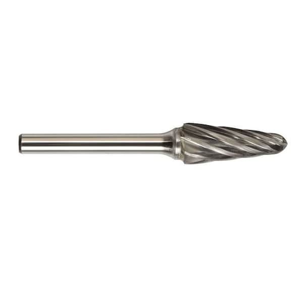 Magnum Carbide Burr, Series 7000LAL, Radius, 12 Head Dia, 118 Length of Cut, Taper Radius Shape SL - 7LAL132