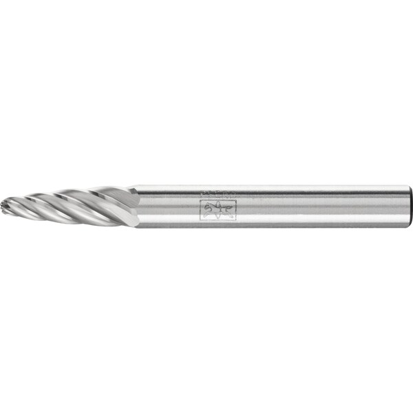 Pferd Carbide Bur - Tree Shape, INOX Cut - 1/4" x 5/8" x 1/4" Shank - SF-1 - 24697