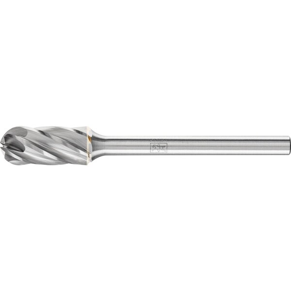 Pferd Carbide Bur - Cylind. Radius End, ALU Cut - 1/4" x 1/2" x 1/8" Shank - SC-51 - 23205