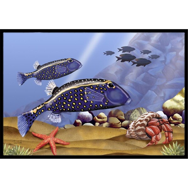 Carolines Treasures Undersea Fantasy 8 Indoor and Outdoor Mat- 18 x 27 in. - PTW2033MAT