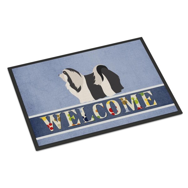 Carolines Treasures Havanese Welcome Indoor or Outdoor Mat - 18 x 27 in. - BB8314MAT