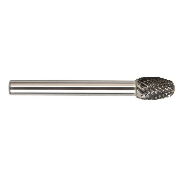 Magnum Carbide Burr, Series 7000E, 316 Head Dia, 516 Length of Cut, Oval Shape SE Head Shape, Double - 7E112ADC